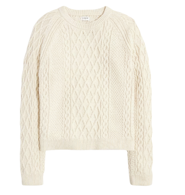 Cable Crewneck Sweater | Top Labor Day Sales